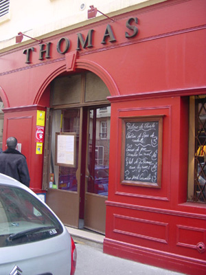 restaurant THOMAS - 6 rue Laurençin 69002 Lyon