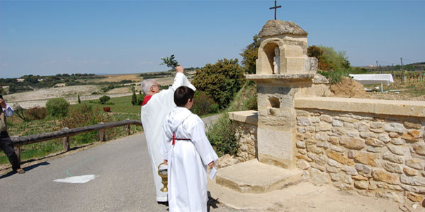 L'Oratoire Saint Marc sur le domaine Léonce Amouroux du Clos de l'Oratoire des Papes