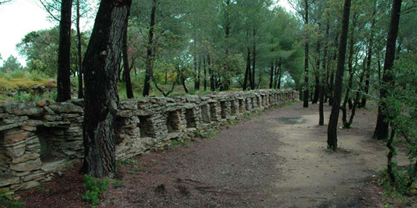 le mur d'abeilles de cornillon-confoux