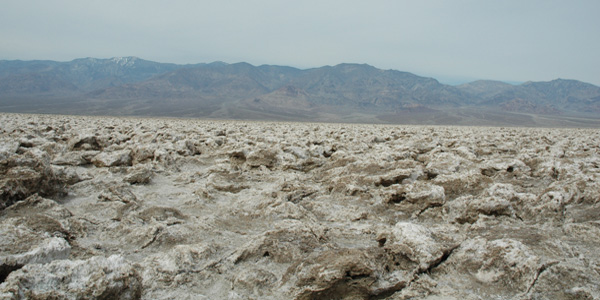 Vallée de la mort - devil's golf - californie