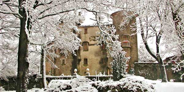 Château du Cros (Larzac) - hiver