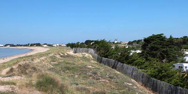 les plages à proximité du camping les moulins