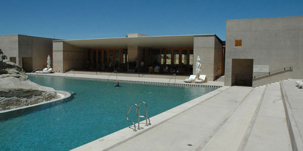 Amangiri - la piscine et le pavillon central