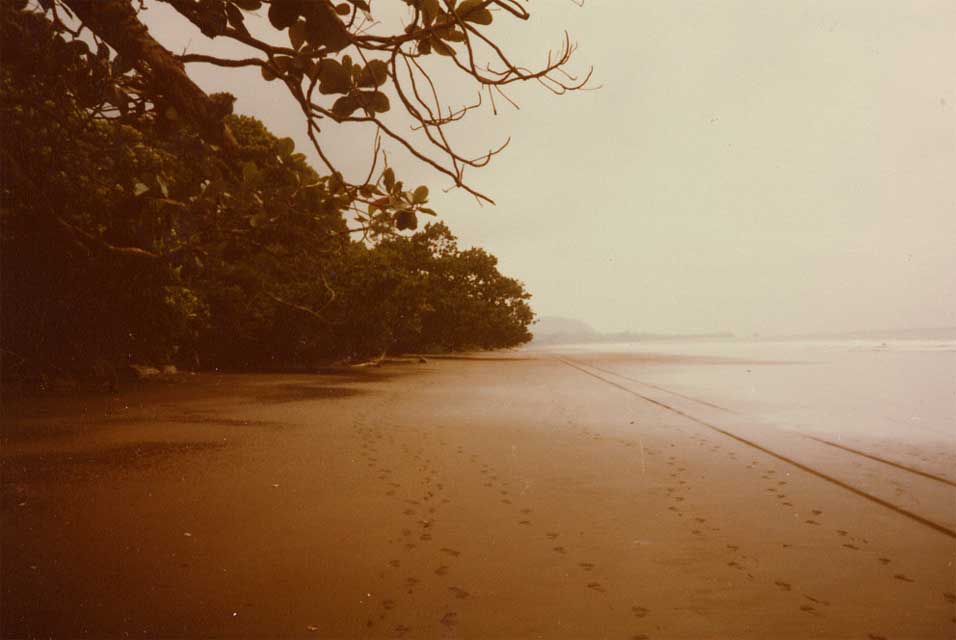 Carnets et photos de voyage Cameroun - les plages de sable noir vers Batoké