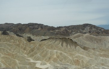 Zabriskie Point dans la vallée de la mort