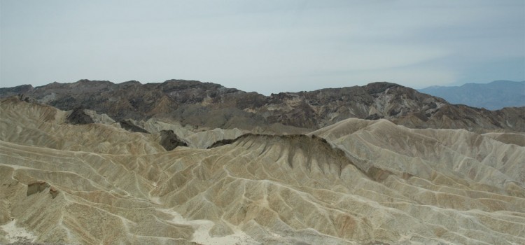 Zabriskie Point dans la vallée de la mort