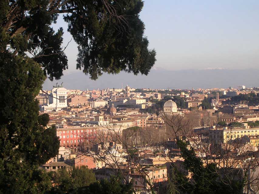 Italie Rome - le quartier du Janicule