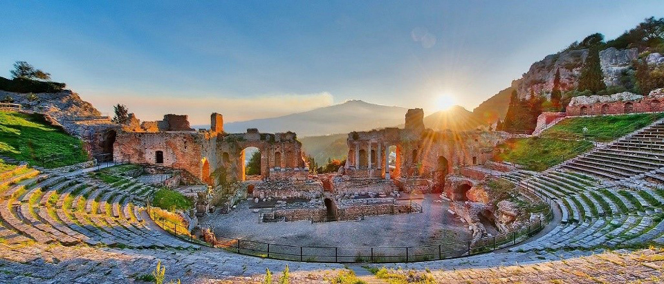 Jean Gaches - Croisière en méditerranée : taormina